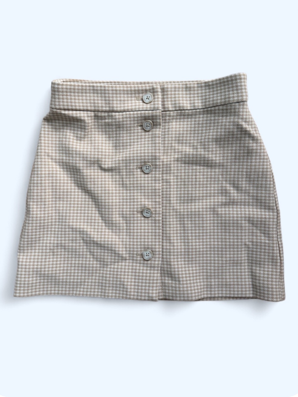 ARITZIA Wilfred Tai Skirt  High-waisted button-up skirt Houndstooth - 2
